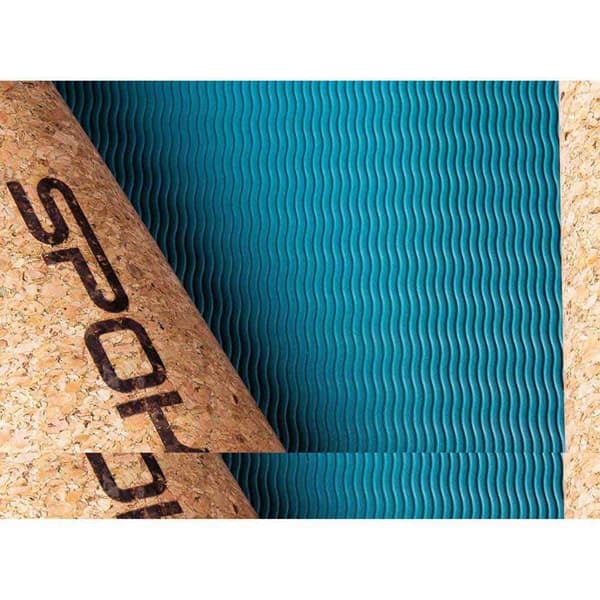 Spokey Måtte Savasana Beige,Blå 180x60x0.4 cm