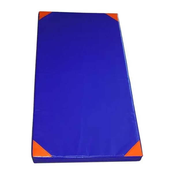 Softee Forstærket Måtte Med Hjørne-og Håndtagstæthed 25 Blå 200x100x10 cm
