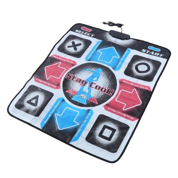 Dansmatta Halkfri usb laptop danssimulator Black STR6