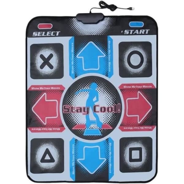 AS20787-Anti-slip Danssteg Dansmatta Pads Mat För PC USB Dansmatta