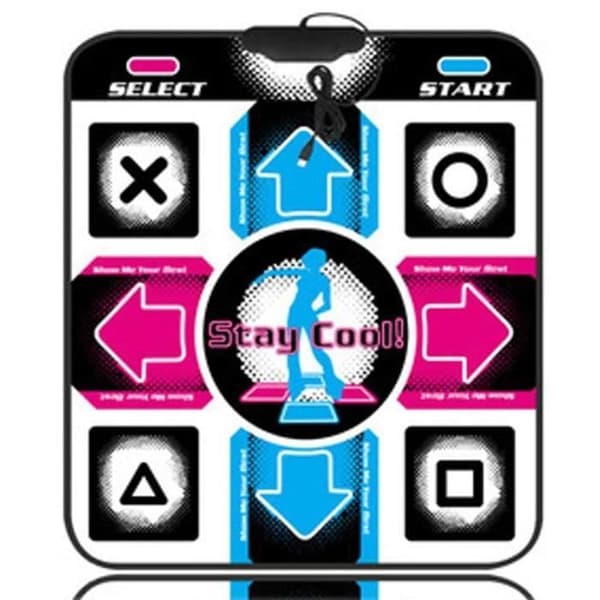 HOMDOX Singles Dansfilt - PVC - 90 x 80 x 0,8 cm - USB - 11 nycklar