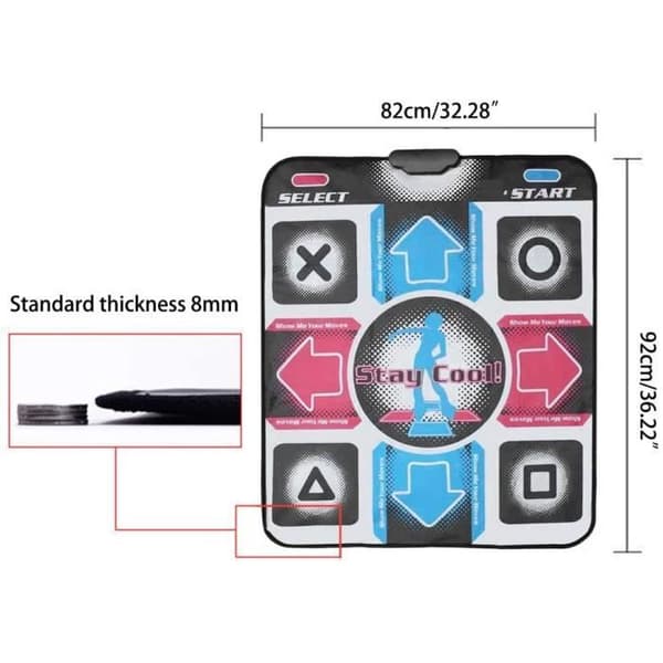 Dansmatta, USB Dansmatta Dansmatta Dansmatta Elektronisk musik Lekmatta Leksaker Loss Inches 450