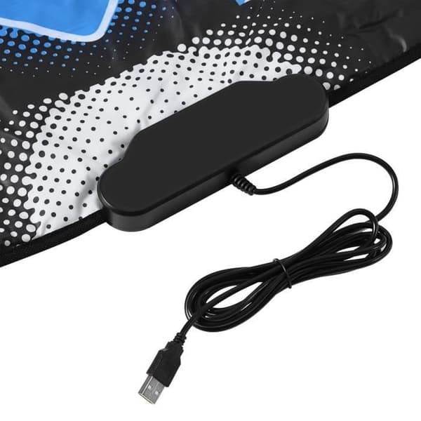 Halkfri USB Dance Pad för bärbar dator - YES - Svart