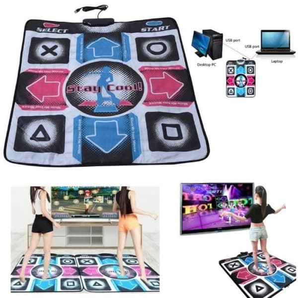 Danssteg Dansmatta Pads Mat För PC USB Halkfri Dansmatta