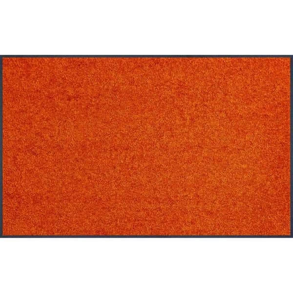 Matta - Design - Orange - 75 x 120 cm - 100% polyamid - Kvalitet Wash &amp; Dry