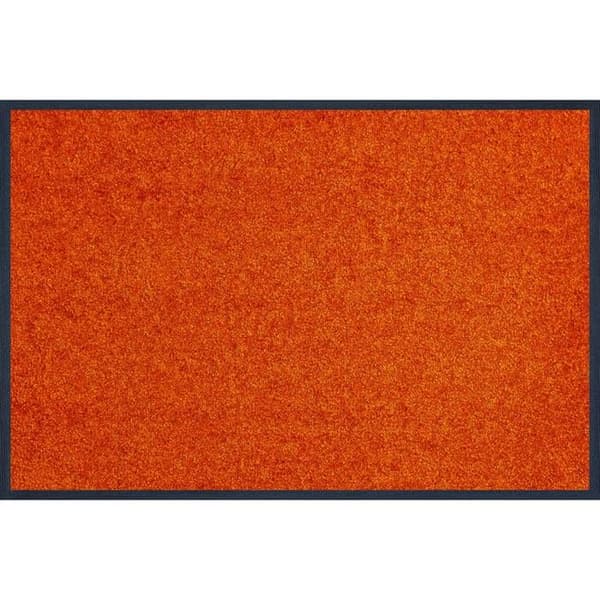 Matta - Design - Orange - 40 x 60 cm - 100% polyamid - Kvalitet Wash &amp; Dry
