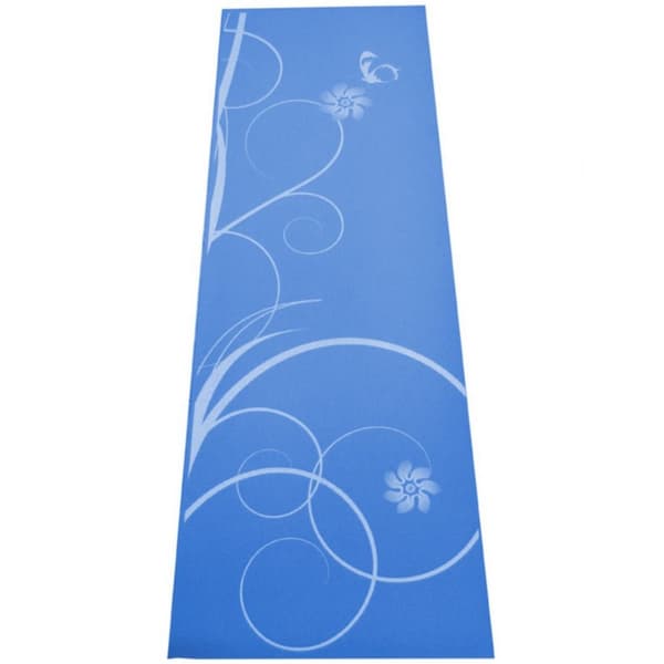 SPARTAN Blå Yoga Træningsmåtte 170 x 60 cm - blå