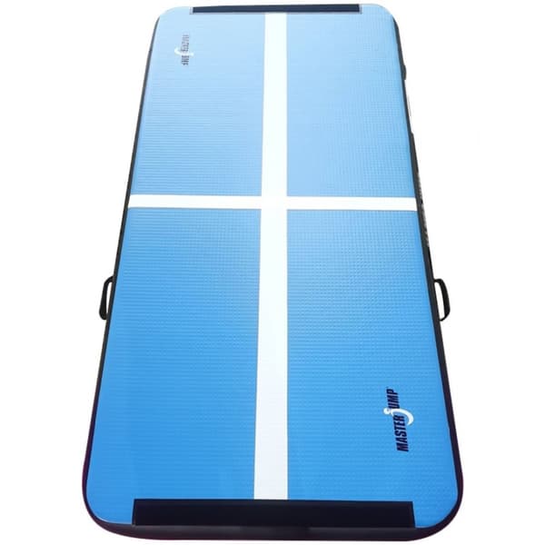 AirTrack Uppblåsbar Gymnastikmatta MASTER 200 x 100 x 10 cm Blå-Svart