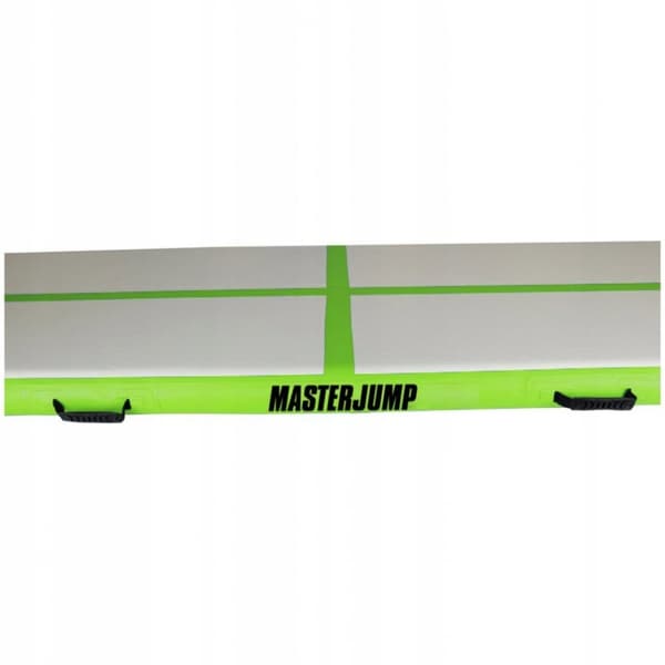 AirTrack Uppblåsbar Gymnastikmatta MASTER 400 x 100 x 10 cm Grå-Grön