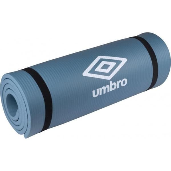 UMBRO yoga- och fitnessmatta - Grå - 190x58x1,5cm - Halkfri och dämpad