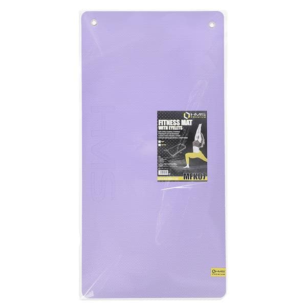 MFK07 VIOLET-BLACK CLUB FITNESS MATTA MED HÅL 120*60CM EVA 15MM HMS PREMIUM