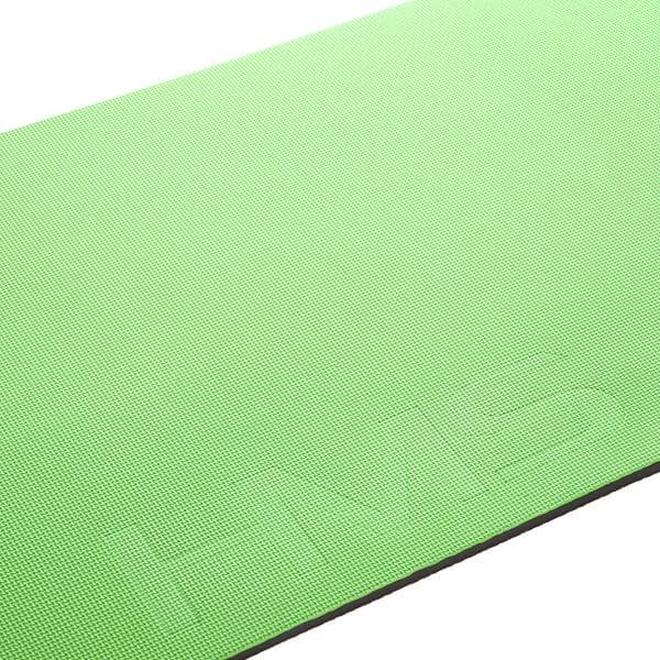 MFK08 GRÖN-SVART FITNESS CLUB MATTA MED HÅL 140*60CM EVA 15MM HMS PREMIUM