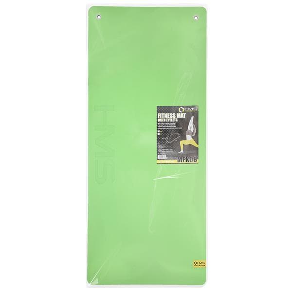 MFK08 GRÖN-SVART FITNESS CLUB MATTA MED HÅL 140*60CM EVA 15MM HMS PREMIUM