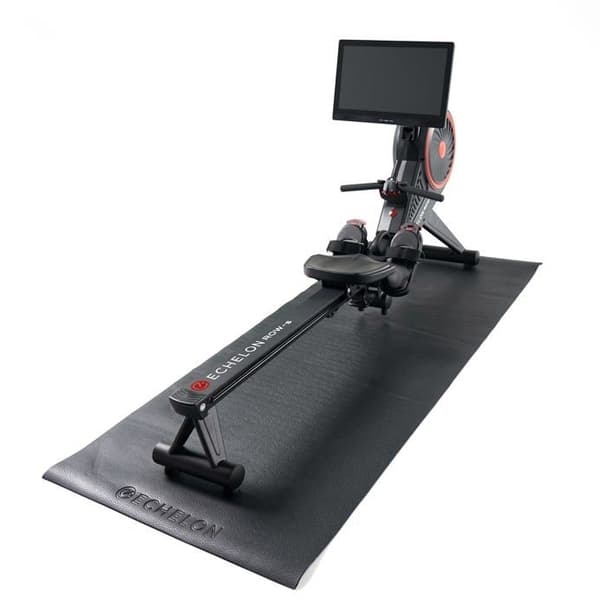Echelon - ROWMAT01 - Inomhus skyddsmatta för träningsmaskiner: 39 W x 90,5 ''L, svart