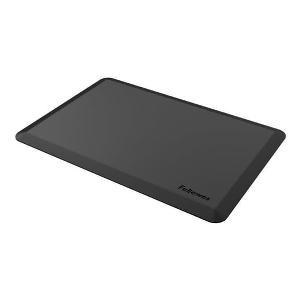 Golvmatta - Fellowes - Wellness - 91,4 cm x 61 cm - Rektangulär - Svart