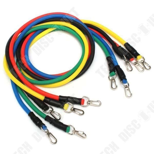 TD® Tube Yoga Gym Träning Fitness Motståndsband Elastiskt Styrketräningshandtag Bodybuilding Tillbehör