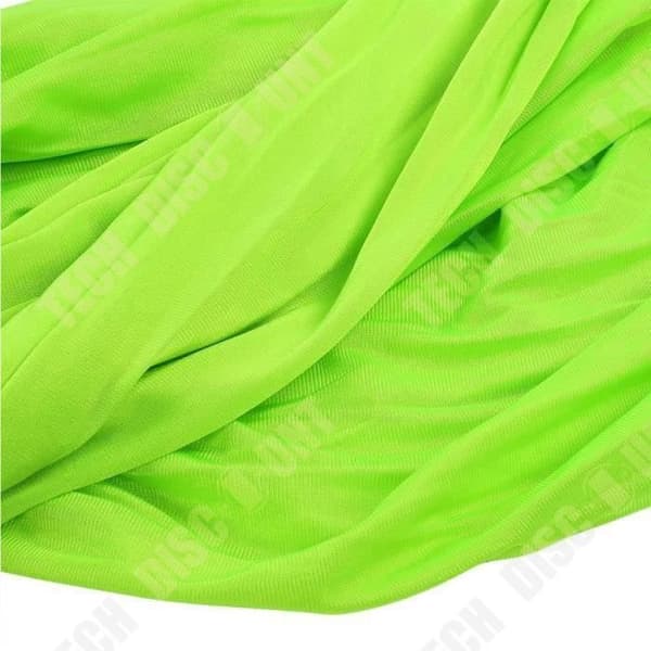 TD® Yoga Hängmatta 2,8 m Slitstark Elastisk Aerial Yoga Hängmatta Swing Fitness Träningstillbehör, Grön