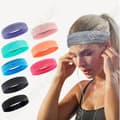 Miniatyrbild 4 av 4: TD® Sports Pannband Yoga Fitness Svettabsorberande Löpsport Svettguide blå yogatillbehör 22