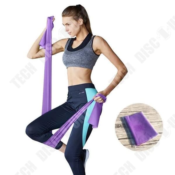 TD® Elastic Expander Gymnastics Elastic For Unisex Sport Full Extracted At Home - Modell: Blå