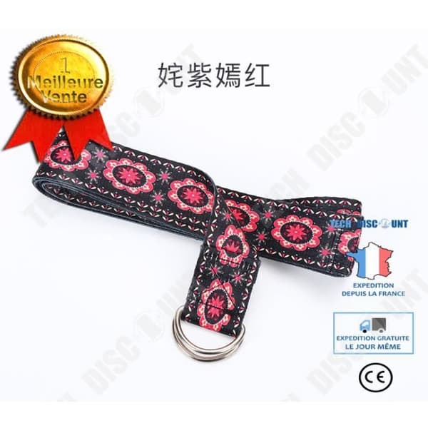 TD® 1st hållbart stretchband Bekvämt dragrems yogabälte för hemmasport
