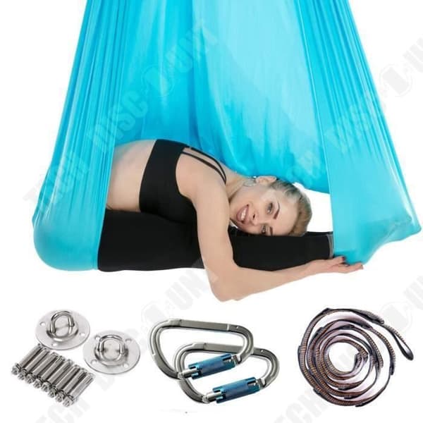 TD® Yoga Hängmatta 5*2,8m Home Fitness Stabilare