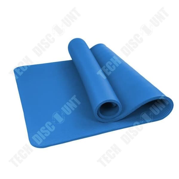 Fitnessgolvmatta - TD - Unisex - Blå - 183x61CMx10mm - NBR - Anti-halk