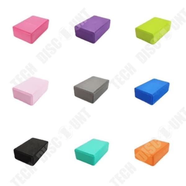 TD® EVA Yoga Block Brick Sport Träning Fitness Gym Träning Stretching ELLER yogatillbehör 1262
