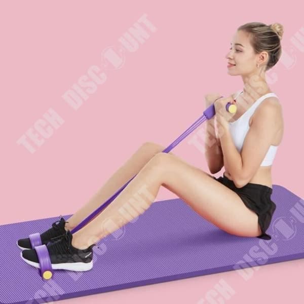 TD® Yogatillbehör Halkfria pedalmotståndsband Multifunktionellt spännrep