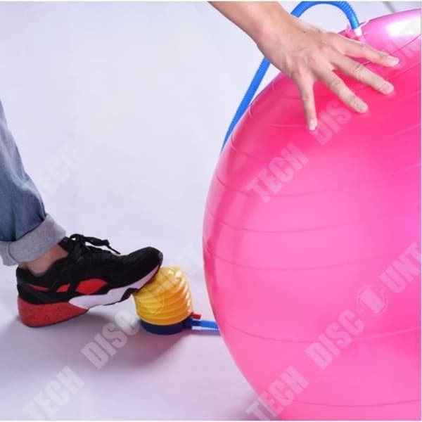 TD® Träningsgym Yogaboll Fitness Graviditet Förlossning Anti Burst + Pump 45cm yogatillbehör 71