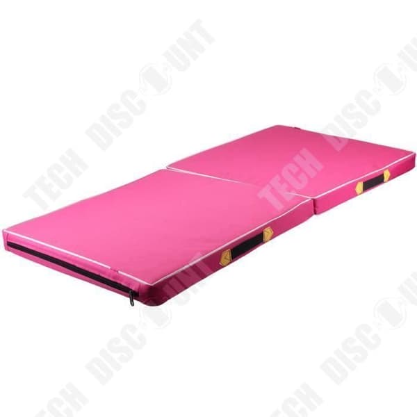 TD® Vikmatta Golvträning/ Dans Yogamatta Gymnastikmatta Hemträning Judo Gymnasium 100x50x5cm (Rosa)