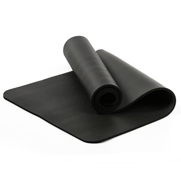 Multifunktionell smaklös yogamatta Tjock yogamatta Grön sportmatta i gummi