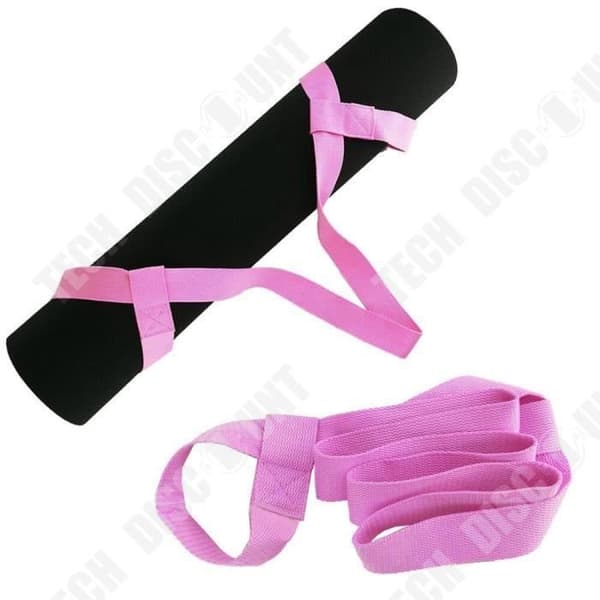 TD® Fitness Accessories - Bodybuilding,Yoga Bälte Mat Rem Strap Bälte Justerbar Sports Sling Axel Bärrem - Grå