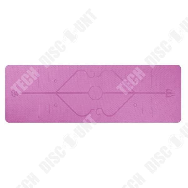Yogamatta - TEKNISK RABATT - Barfota - Rosa - 183 cm x 61 cm x 6 mm
