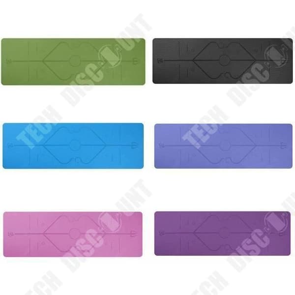 Yogamatta - TEKNISK RABATT - Barfota - Rosa - 183 cm x 61 cm x 6 mm