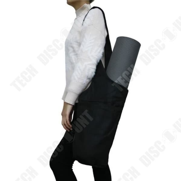 TD® Fitness Accessories - Bodybuilding, Stor Yoga Mat Bag Bärrem Axelrem Gym Tote Bag - Svart Typ
