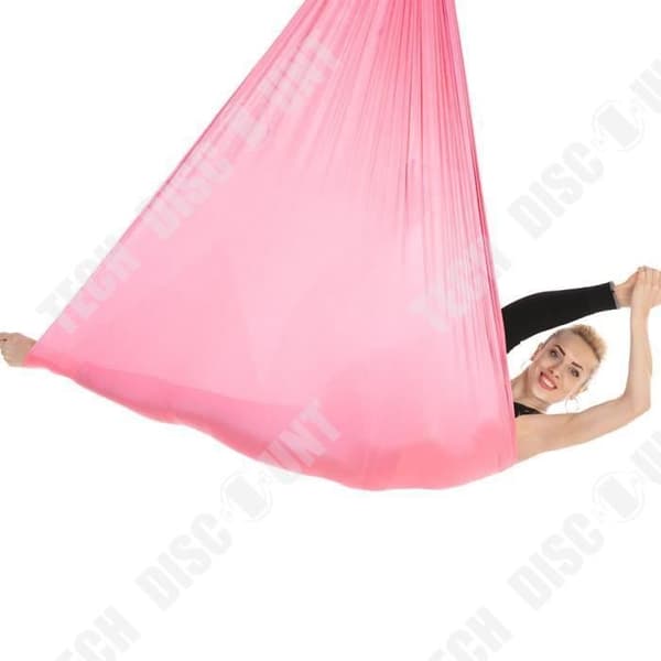 TD® Fitness Accessories - Bodybuilding,Ny 7*2,8m Aerial Yoga Hammock Anti Gravity Yoga Swing Yoga Bälte för - Orange Type