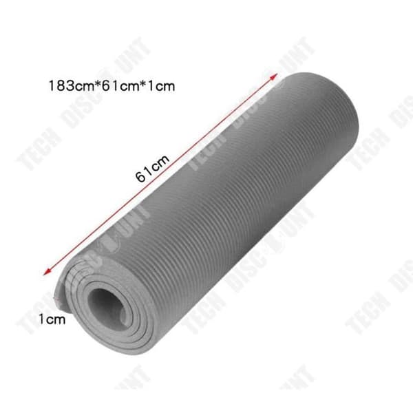 TD® Liten 15 mm tjock och hållbar yogamatta Halkfri sportmatta Fitnessmatta Halkfri matta för att gå ner i vikt