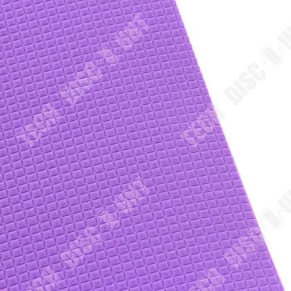 TEKNISK RABATT Halkfri yogamatta - 6 mm tjocklek - lila - 180cmX60cmX0,6