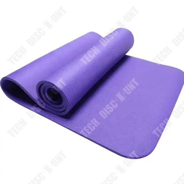 TD® Yogamatta förlängd och breddad dansfitnessmatta träningsmatta 190*80 cm extra lång förtjockad yogafitnessmatta