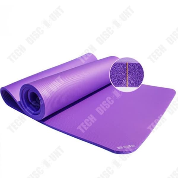 TD® Yogamatta förlängd och breddad dansfitnessmatta träningsmatta 190*80 cm extra lång förtjockad yogafitnessmatta