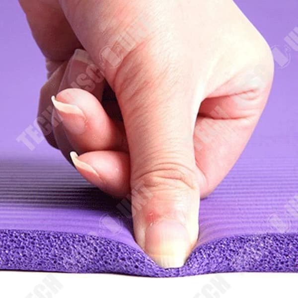 TD® Lila 15 mm NBR yogamatta / konditionsträning / gymnastik / halkfri / sportmatta