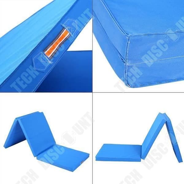 TD® Folding Gym/Yoga Träningsmatta; Fitness / Vikpanel / Tjock och hållbar