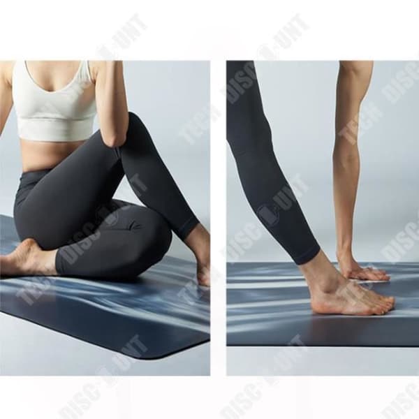 TD® 5mm PU naturgummi halkfri fitness yogamatta lokal bully matta fitnessmatta halkfri matta