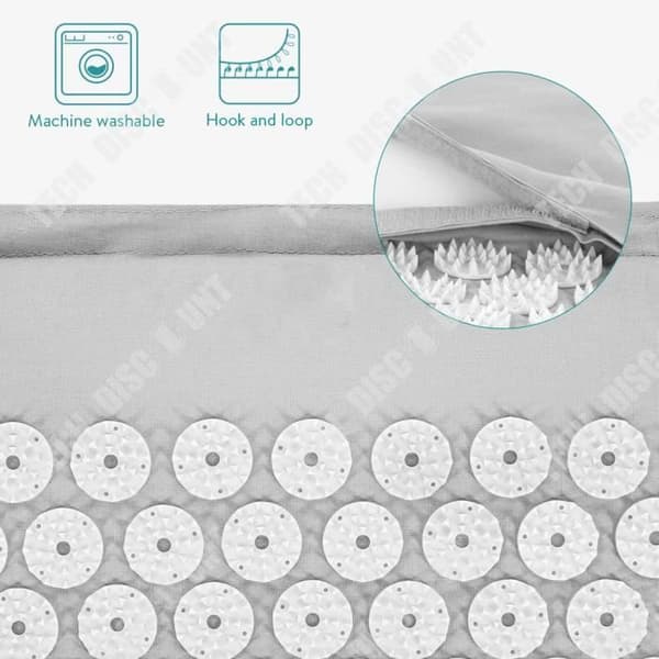 TD® Nålpunktskompressionskudde med kudde med fickkudde Blomformad nålspetsmadrasssats