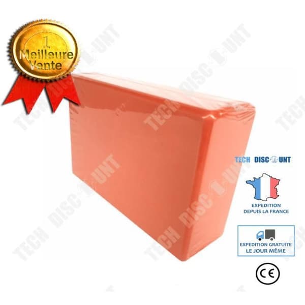 TD® EVA Yoga Cork Block Pilates Foam Brick Hem Stretch Gym Fitness Träningsverktyg 2B yogatillbehör 1106