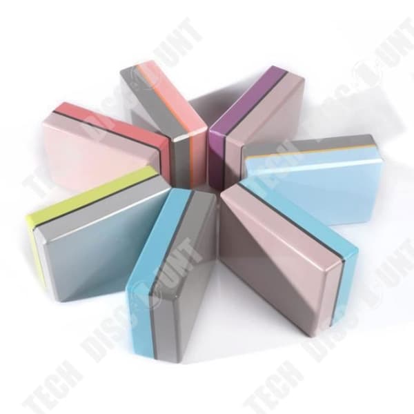 TD® Yoga Block Rektangel Fitness Träning Pilates Muscle Relax Yoga Block Tegel yoga tillbehör 536