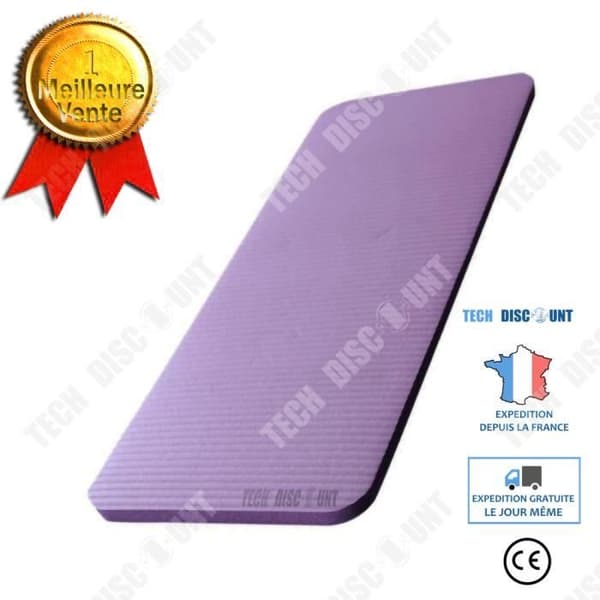 Fitnessgolvmatta - TEKNISK RABATT - Lila - 60x25x1,5cm