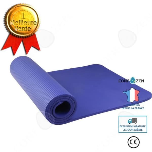 CONFO® halkfri förlängd enkel hushållsyogamatta för män och kvinnor fitnessdanslöpning inson yogamatta