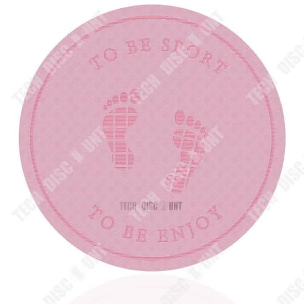 TD® Round Rope Jumping Mat Stötdämpande Ljudisolerad Mute filt Tjock Inomhus Utomhus Hoppa Rope Matta