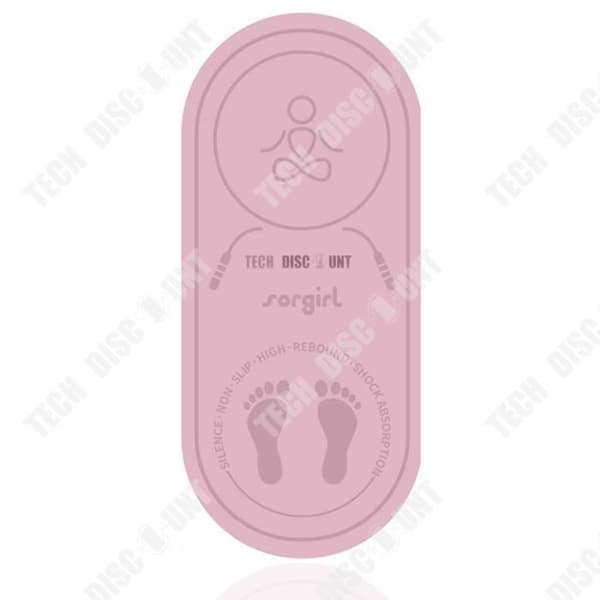 TD® Jump Rope Mat Ljudisolerad stötdämpande matta Löpning Yogamatta Fitness Dans Sportmatta